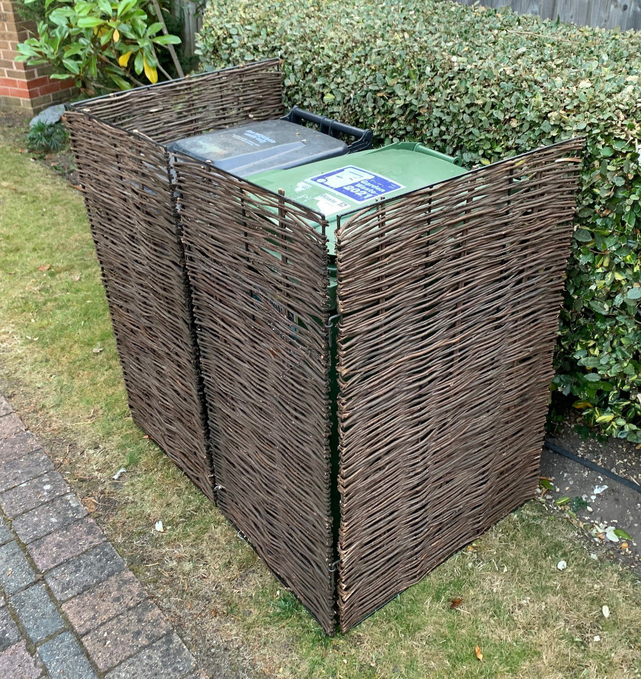 Willow Wheelie Bin Screen (Double)