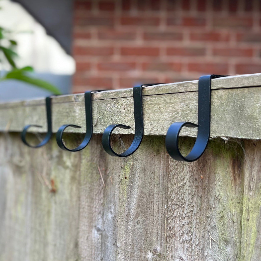 Bracket Fence Panel Over Fence Hooks (Set of 4)