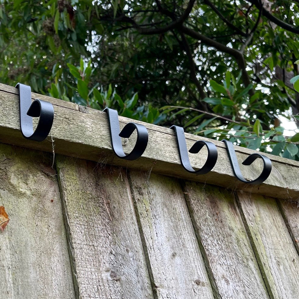 Bracket Fence Panel Over Fence Hooks (Set of 4)