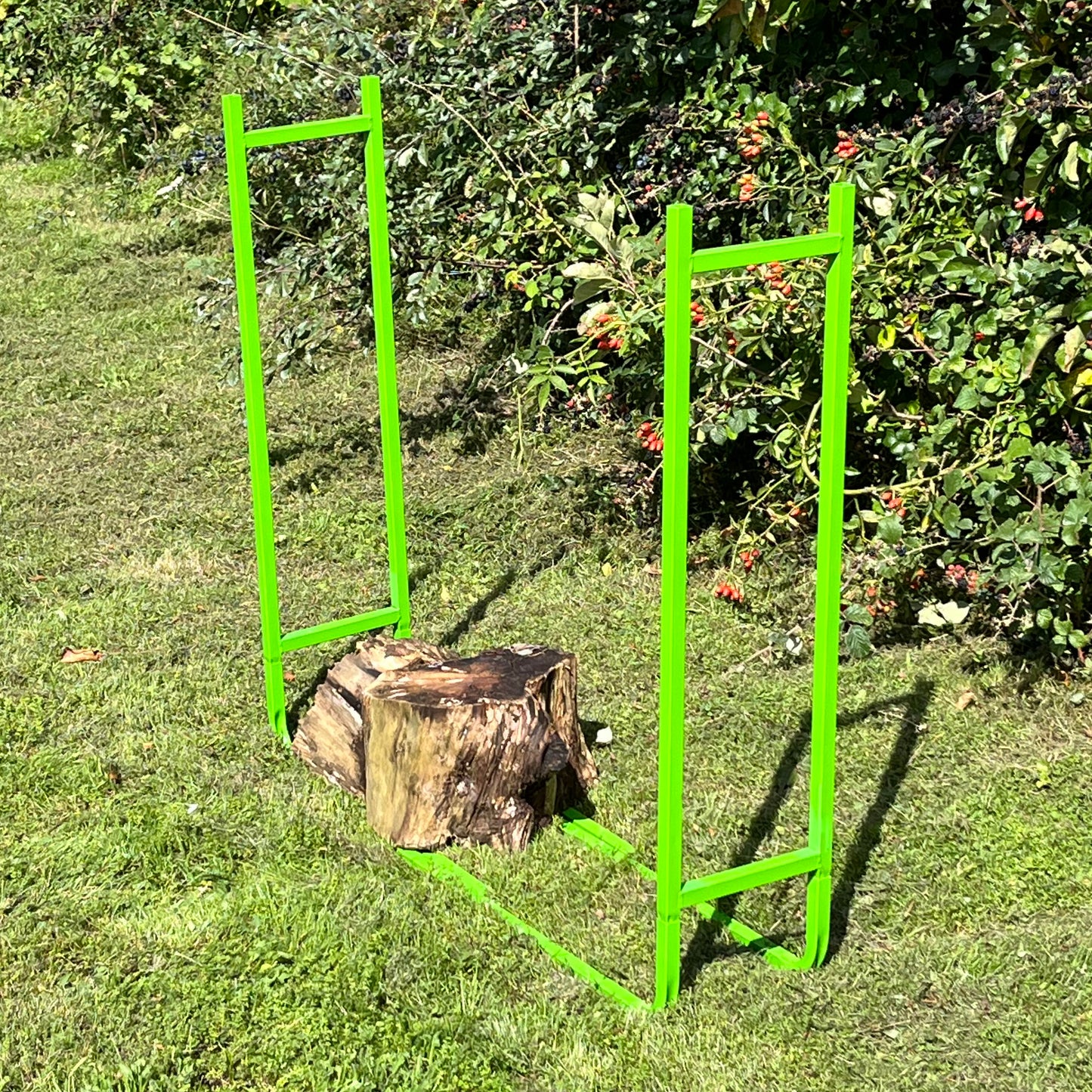 Metal Log Rack and Firewood Storage Tidy