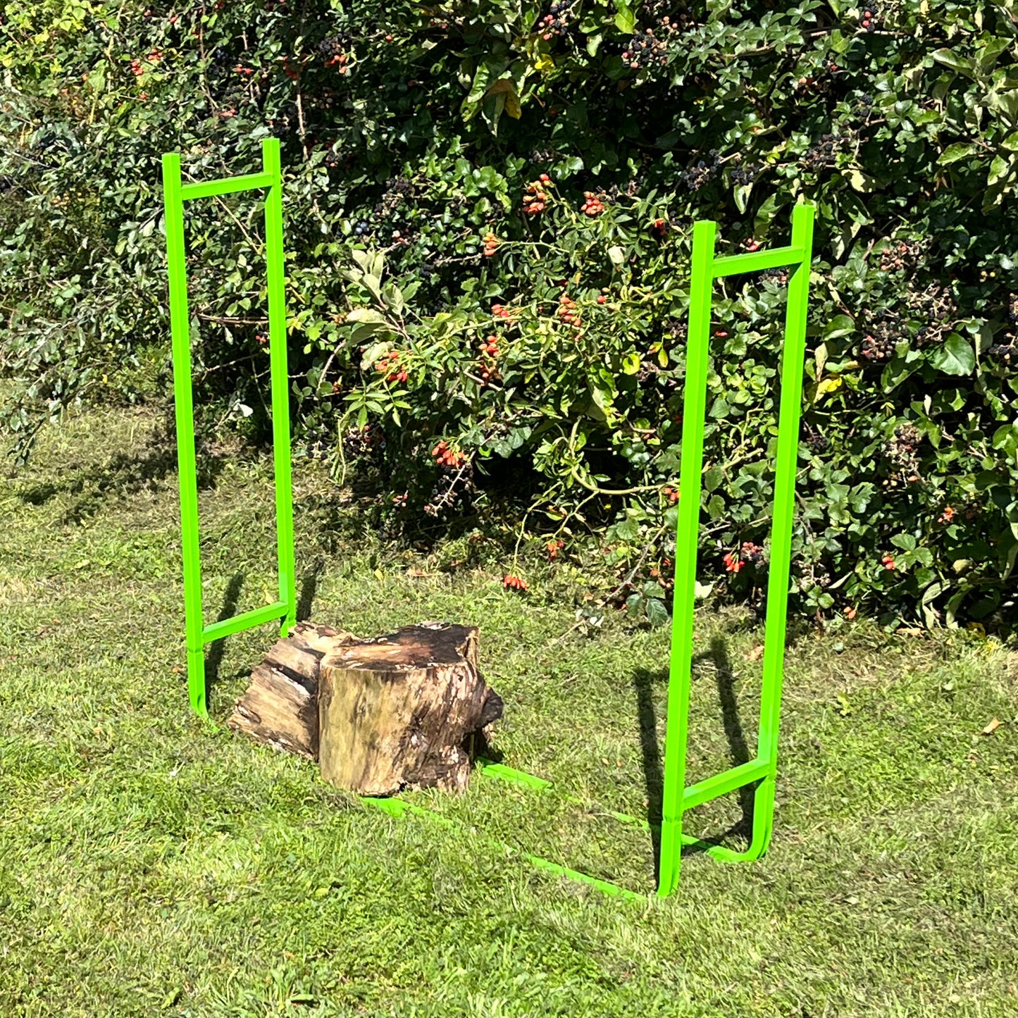 Metal Log Rack and Firewood Storage Tidy