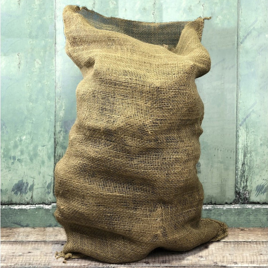 Pack of 5 Large Hessian Jute Potato Storage Sacks