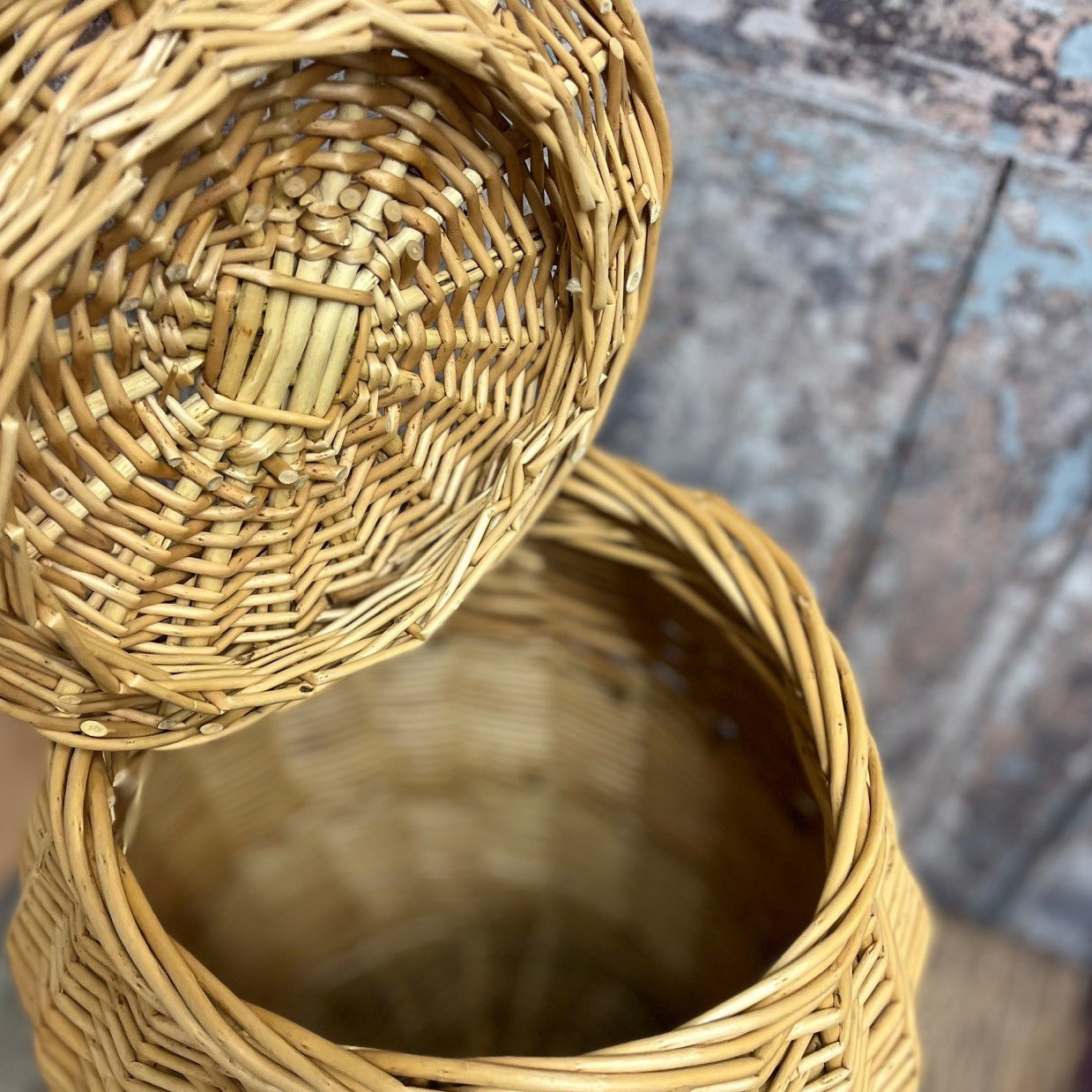 Willow Potato Storage Hopper Basket