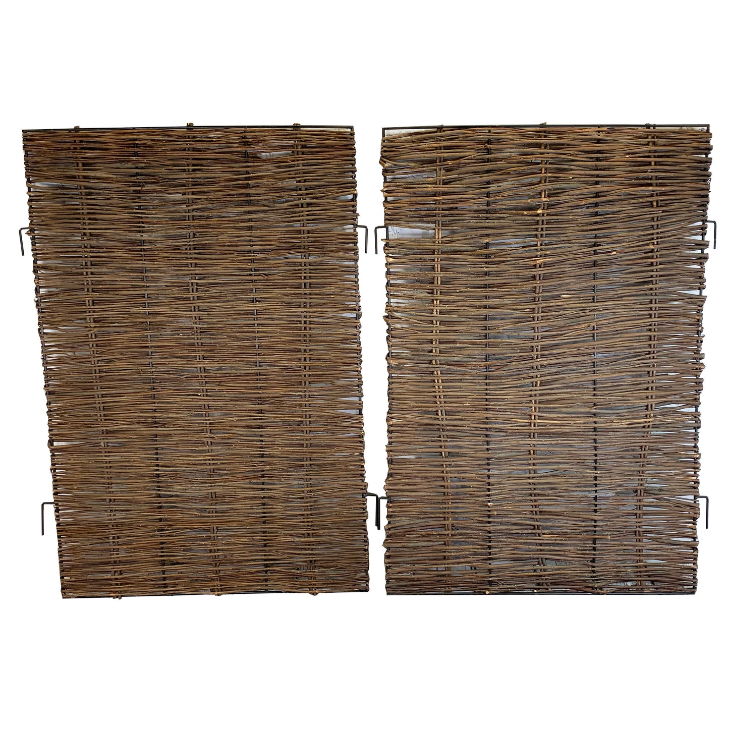 Pair of Side Panels for Double Wheelie Bin Screen GFB467