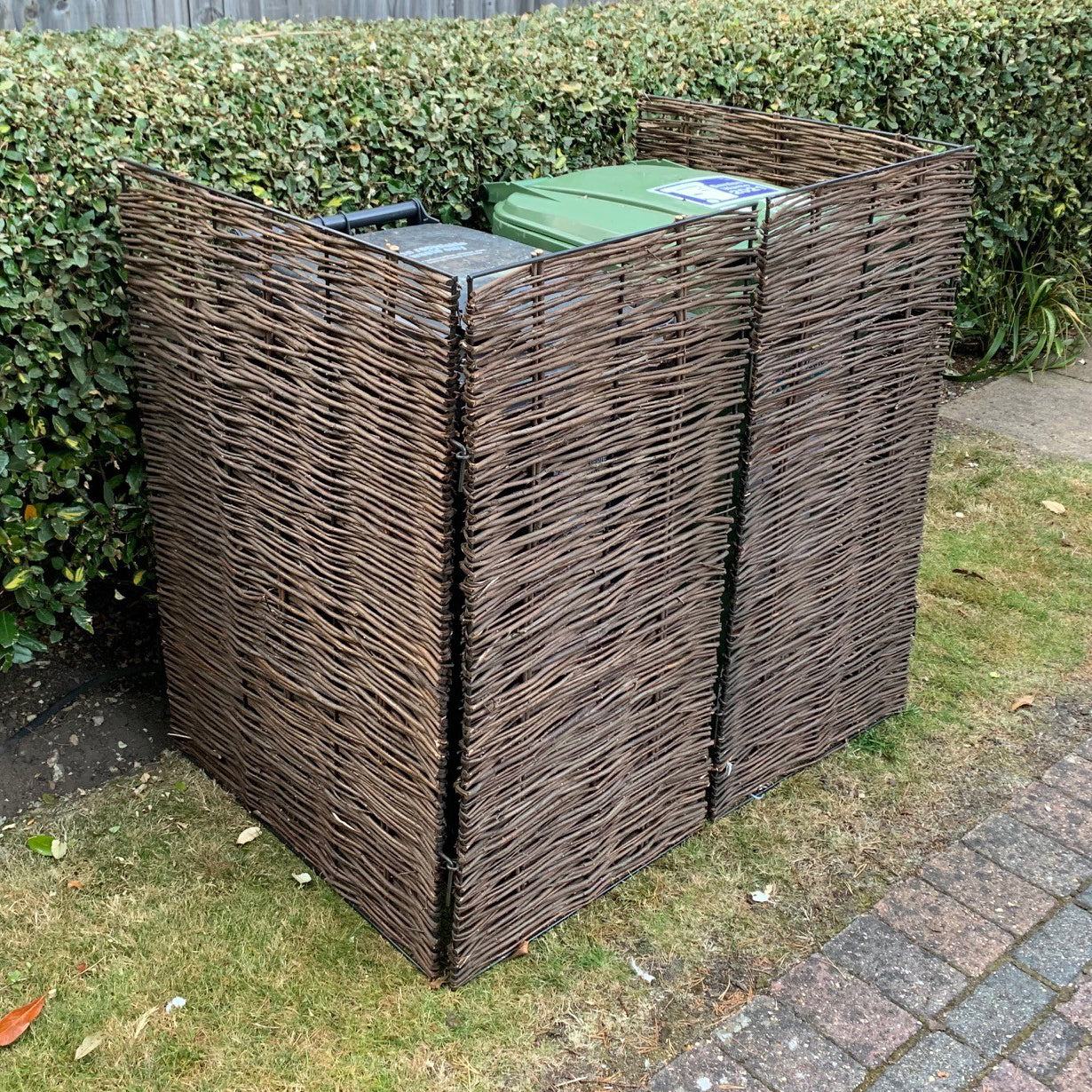 Willow Wheelie Bin Screen (Double)