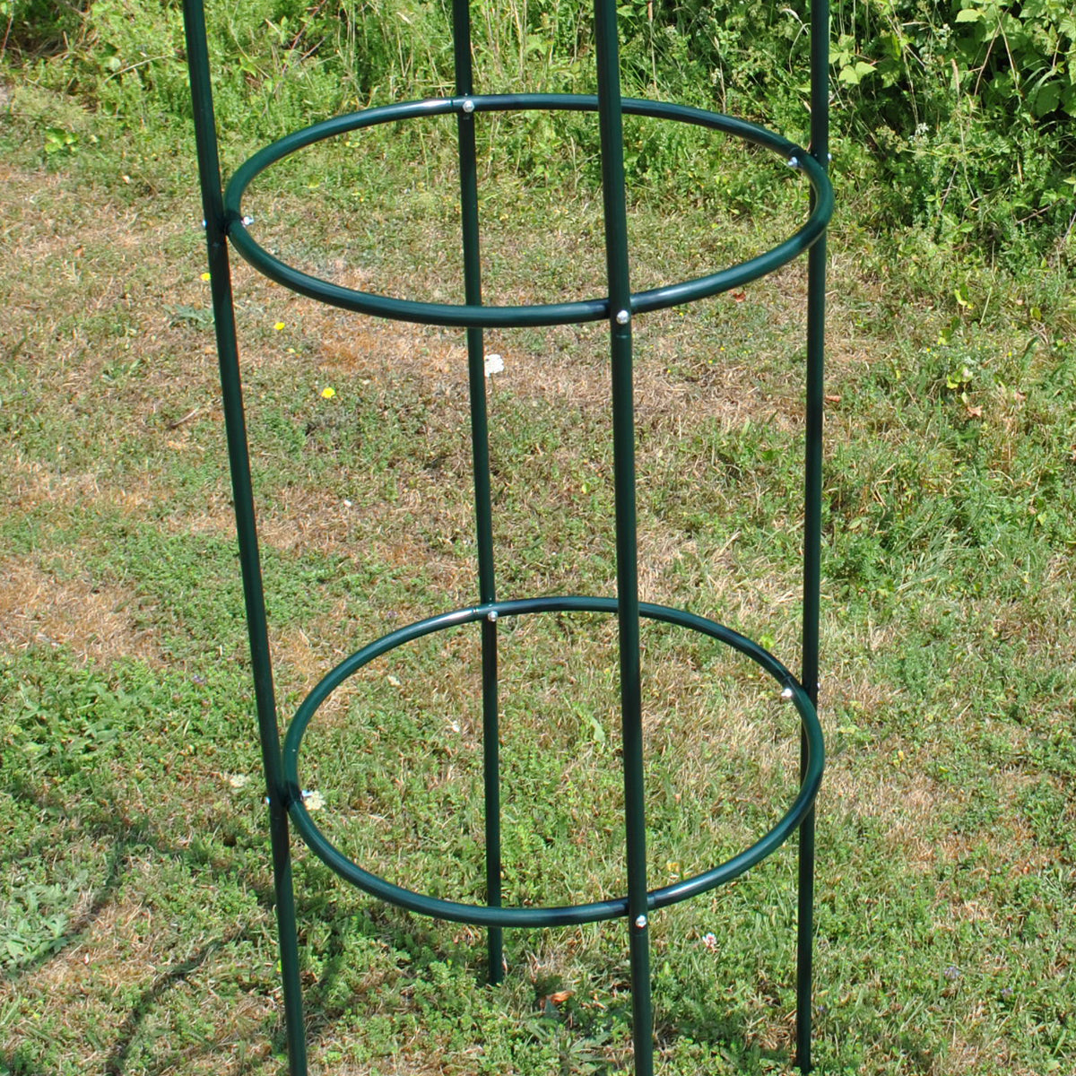 Set of 4 Metal Garden Obelisks