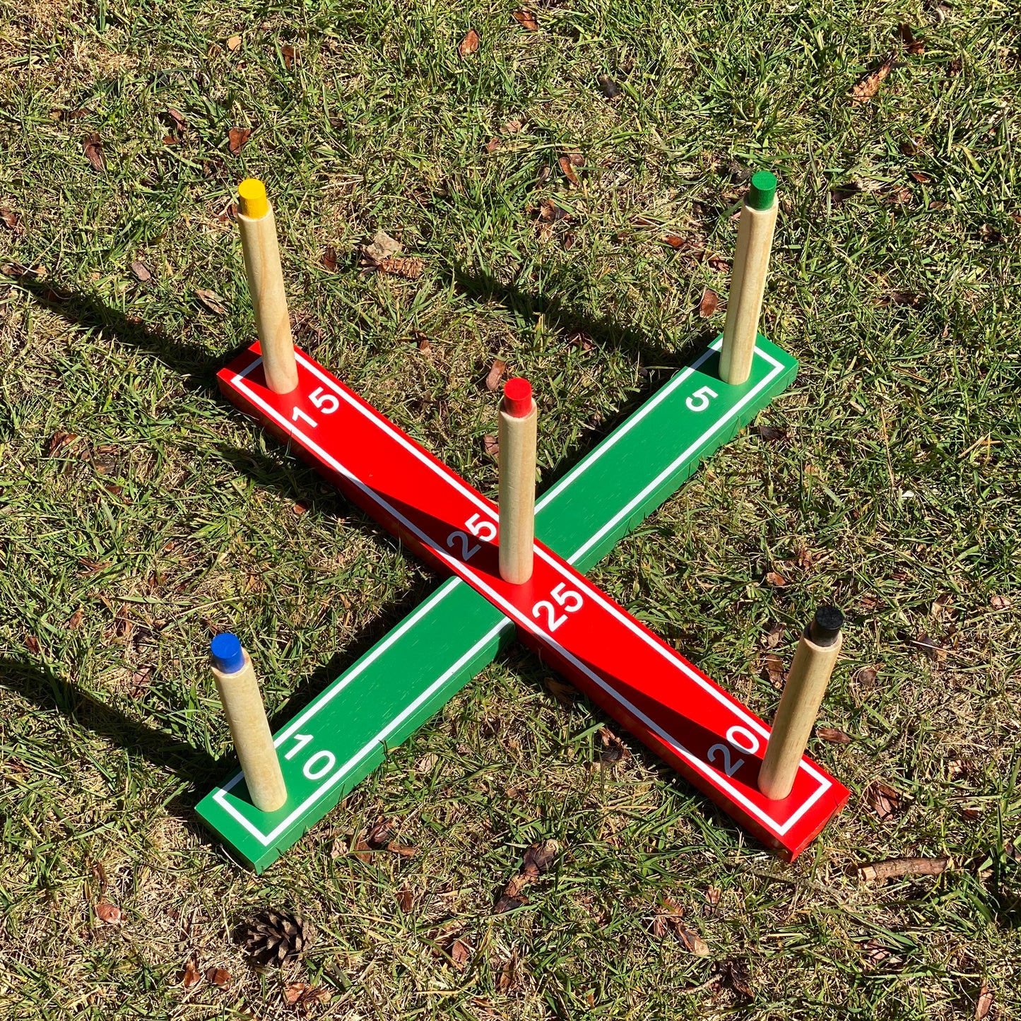 Deluxe Quoits Garden Ring Toss Game