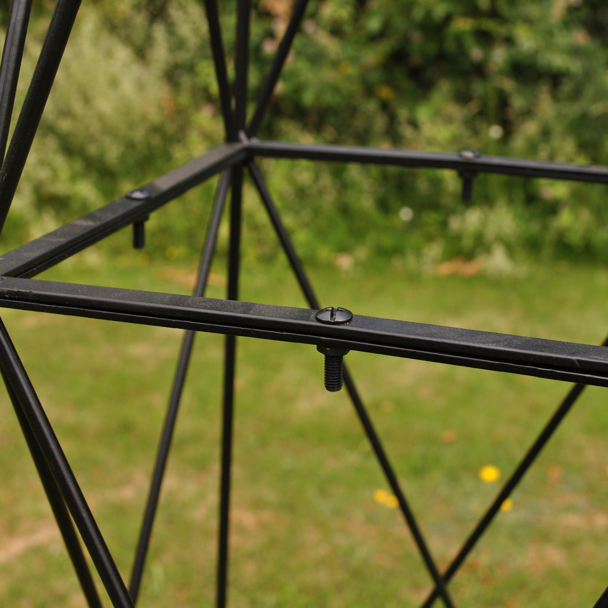 Pair of Roman Steel Garden Obelisks (2.1m)