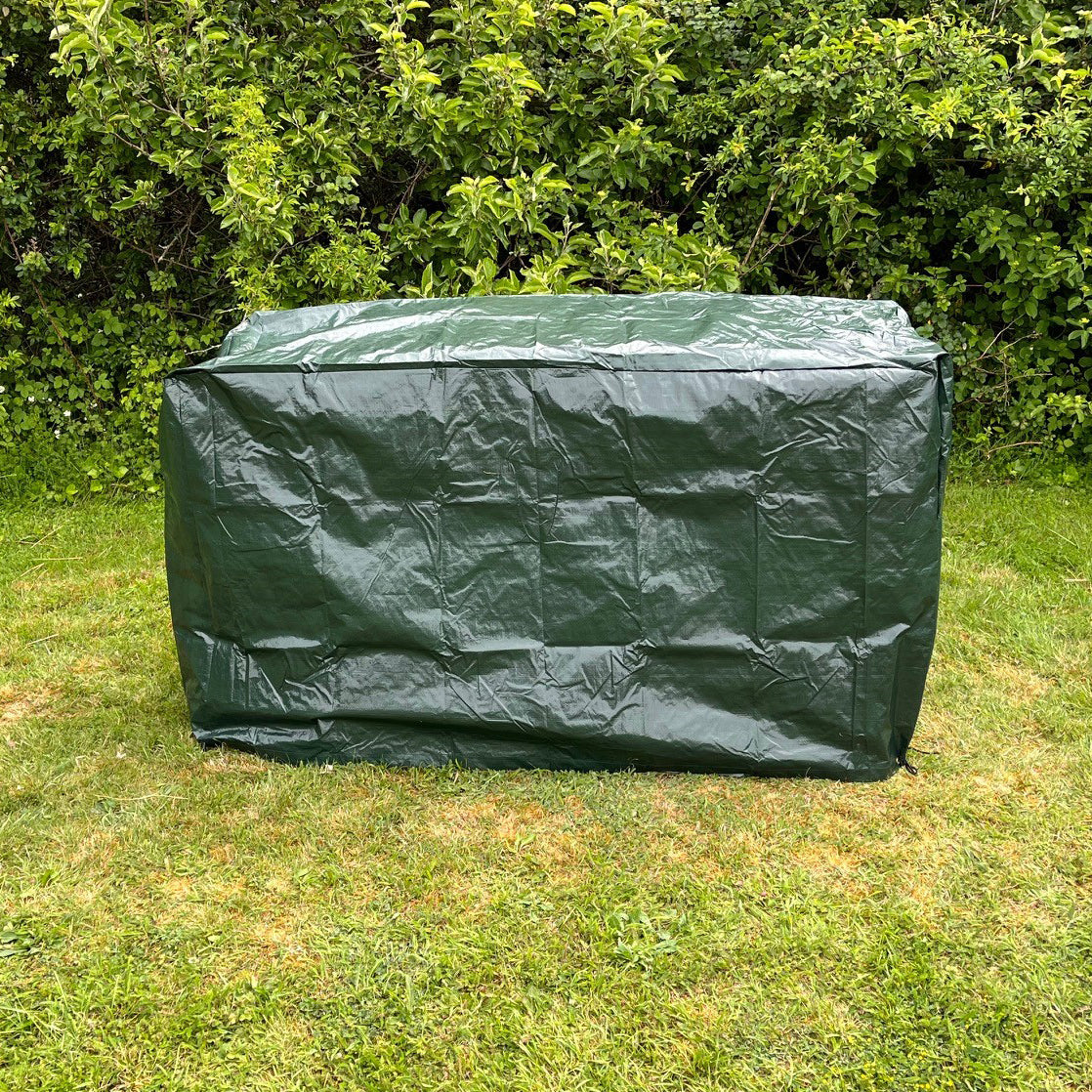 Waterproof 3 Seater Garden Bench Cover in Green (1.6m)