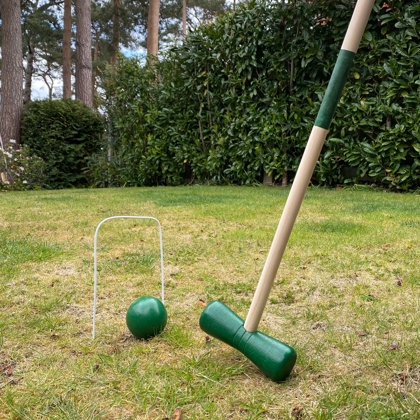 Wooden Croquet Game for 4 Players