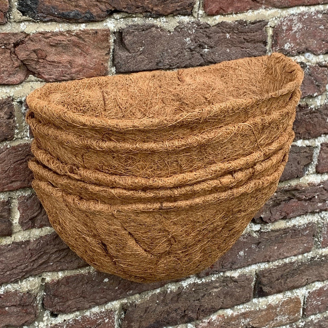 Pack of 5 Coco Wall Basket Planter Liner (30cm)