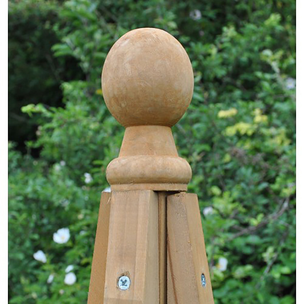 Set of 2 Wooden Garden Obelisks (1.9m)