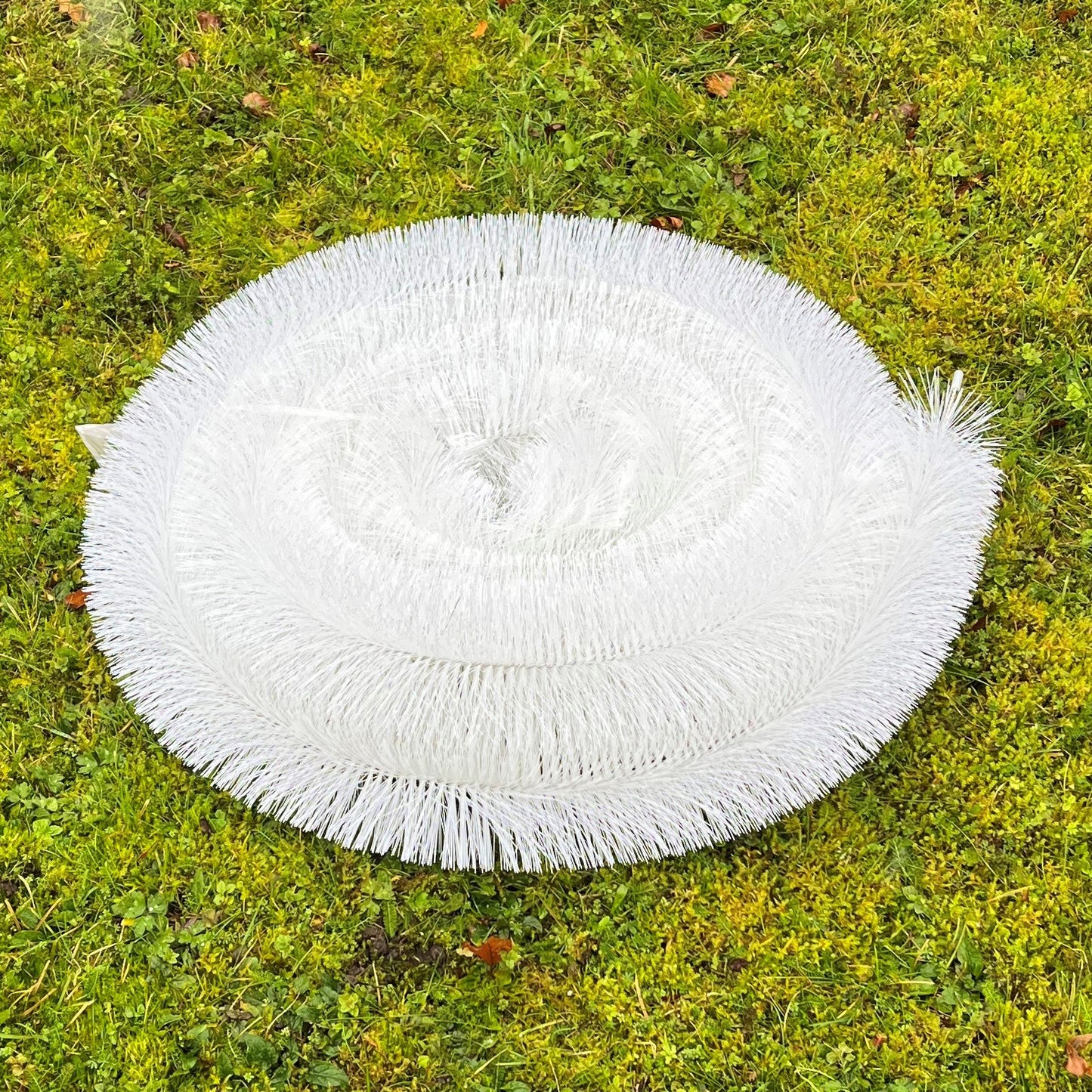 4m White Gutter Brush Leaf & Moss Guard Protection (1 Roll)