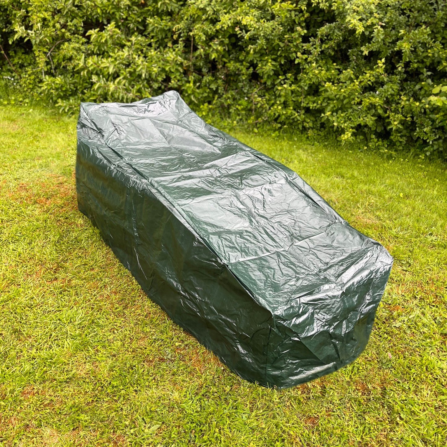 Waterproof Garden Sunbed Lounger Cover in Green (2.02m)