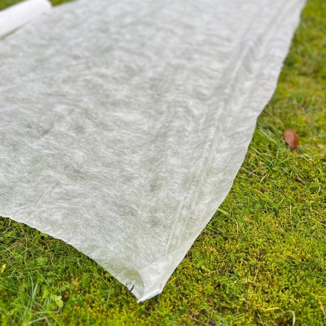 Fleece Garden Plant Frost Protection Sheet 2m x 20m + 10 Metal Pegs (20g/sqm)