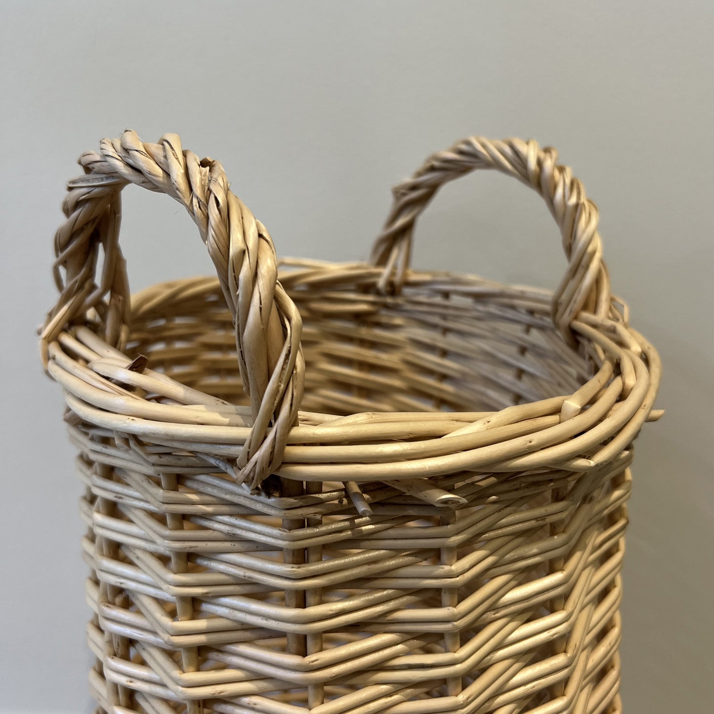 Woven Willow Wicker Umbrella and Walking Stick Basket Holder