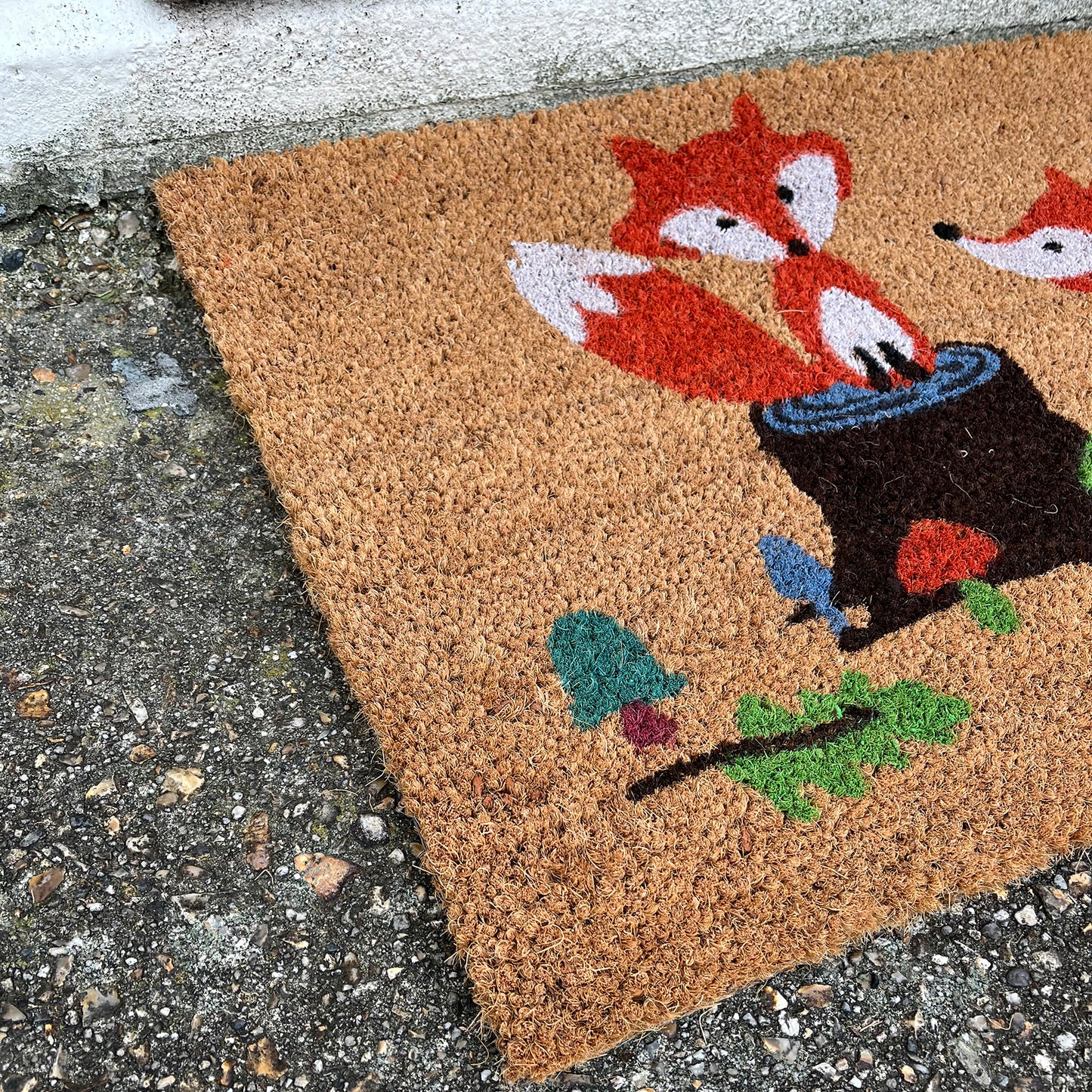 Woodland Fox Indoor & Outdoor Coir Doormat