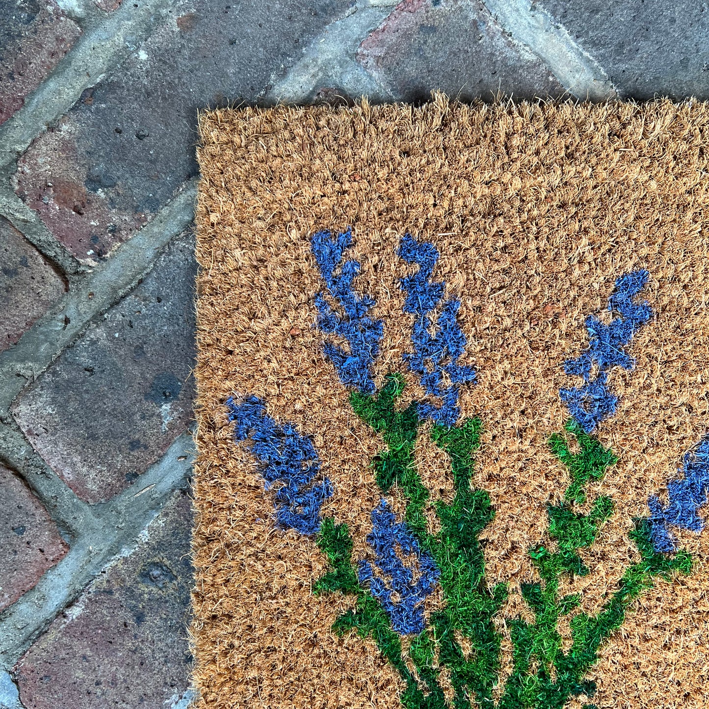 Lavandula Lavender Pots Indoor & Outdoor Coir Doormat