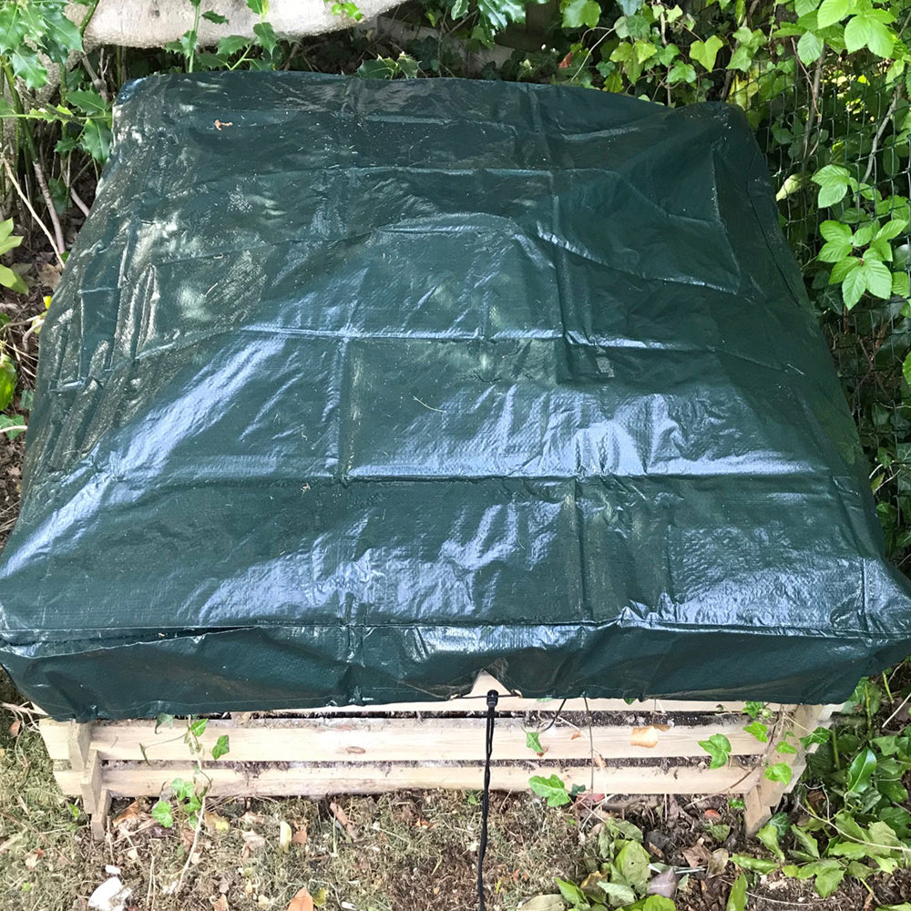 Cover for Large Wooden Slatted Composter (116cm x 116cm)