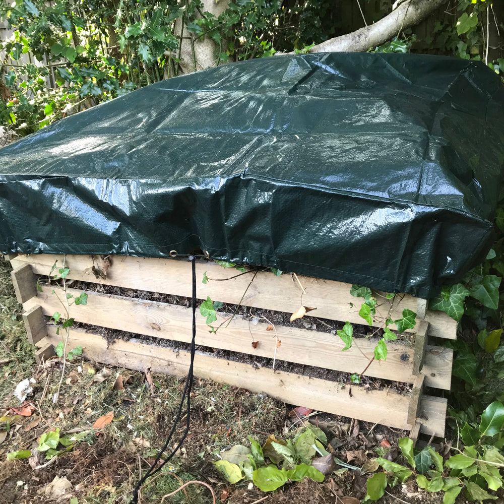 Cover for Large Wooden Slatted Composter (116cm x 116cm)