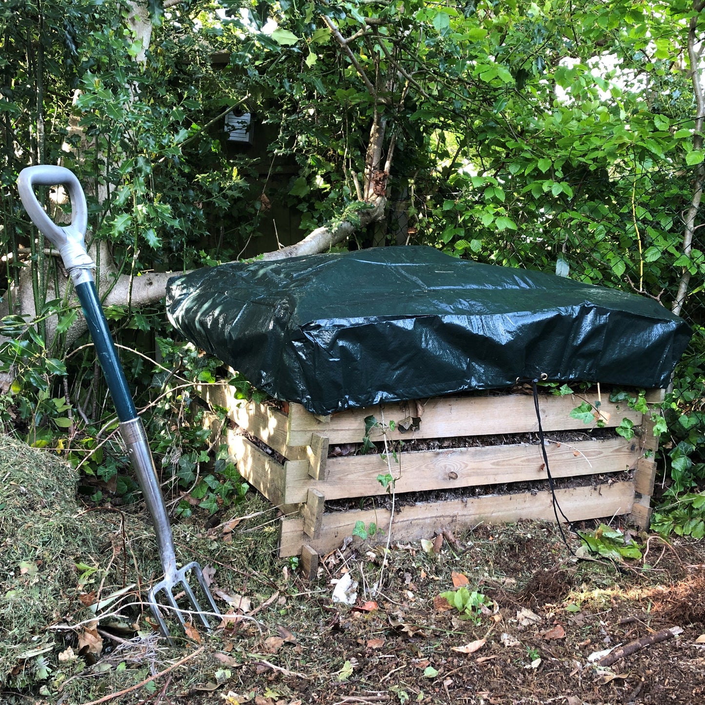 Cover for Large Wooden Slatted Composter (116cm x 116cm)