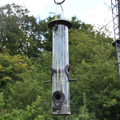 Metal Complete Bird Feeding Station with 4 Large Feeders & Patio Stand