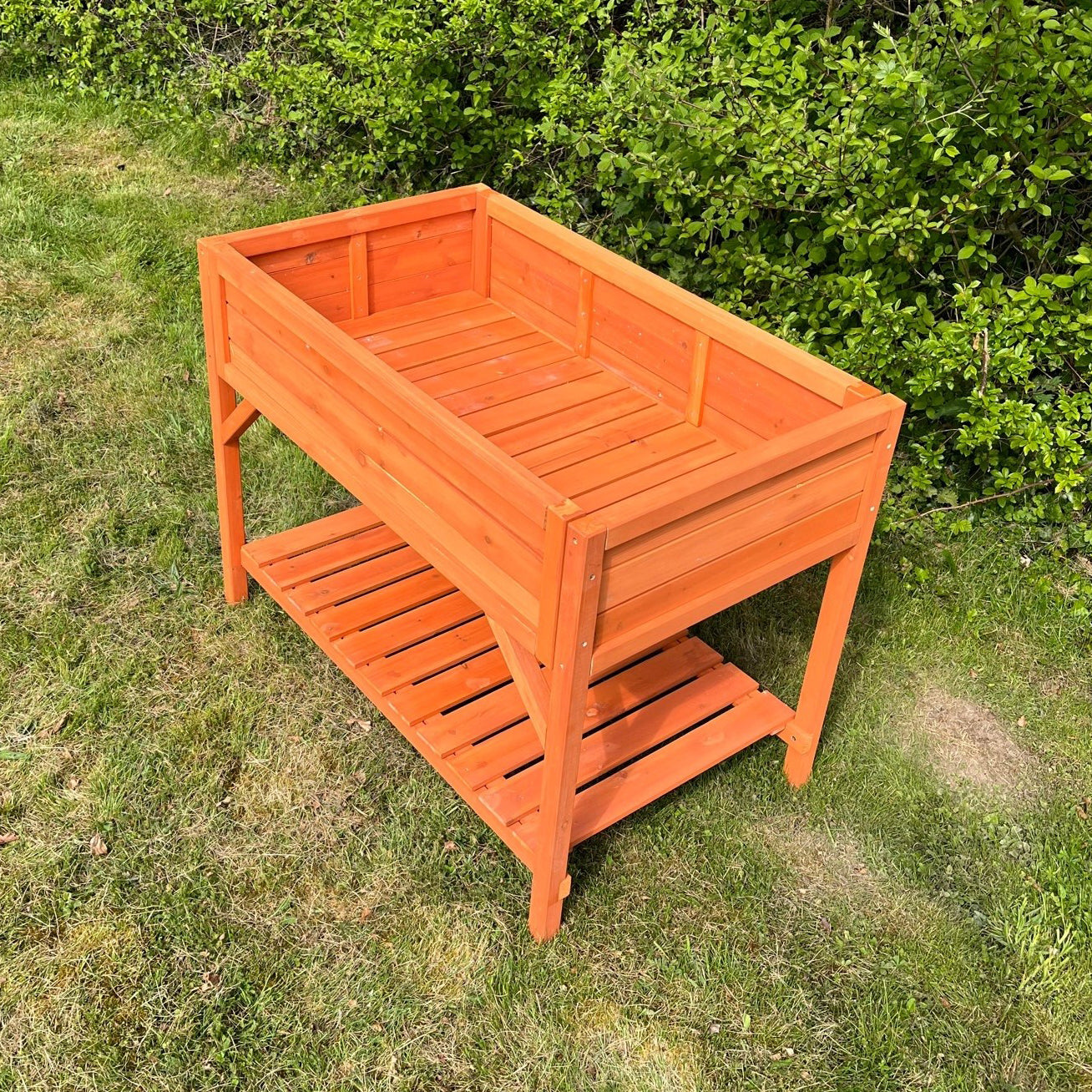 Wooden Raised Herb Planter