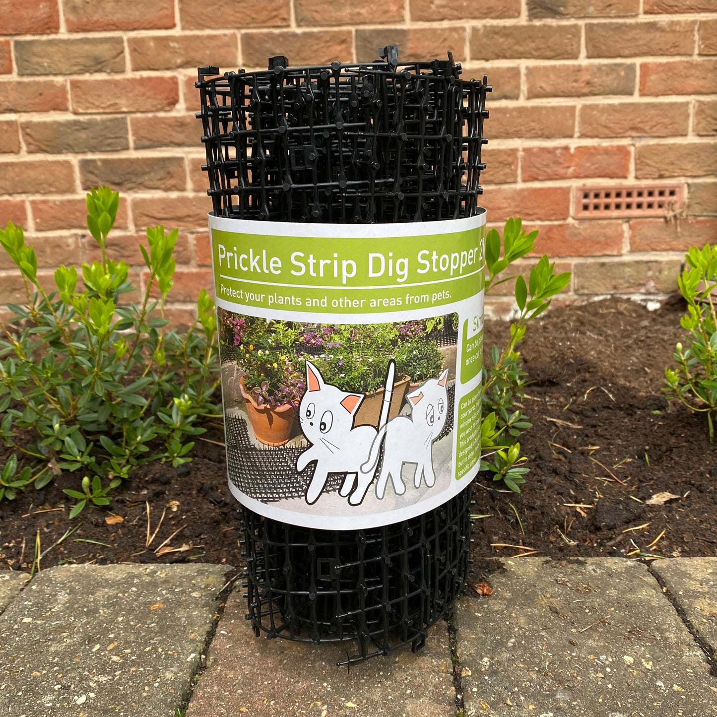Plant Prickle Strip Dig Stopper Anti Dog and Cat Protection (2m x 30cm) - Pack of 4