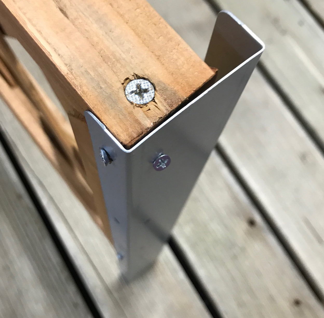 Fixings for 50cm Fence Trellis Topper Bracket Height Extension Arms Pack