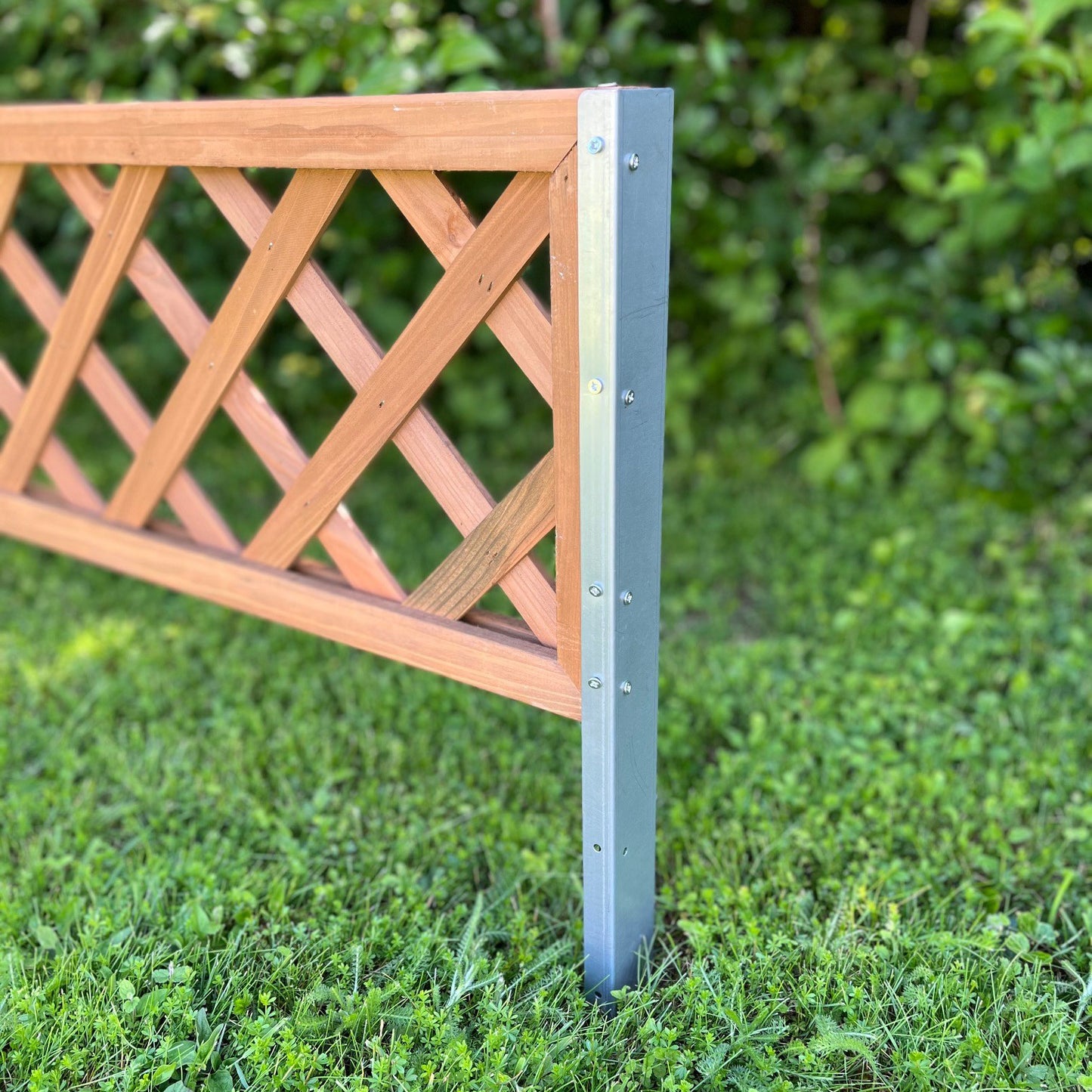 50cm Fence Trellis Topper Bracket Height Extension Arms Pack - 5 Pairs