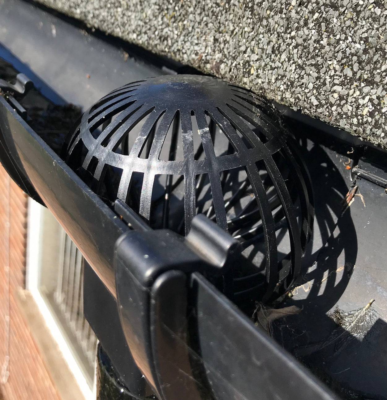 Gutter Downpipe Filter Guard Leaf and Debris Protection (Set of 4)