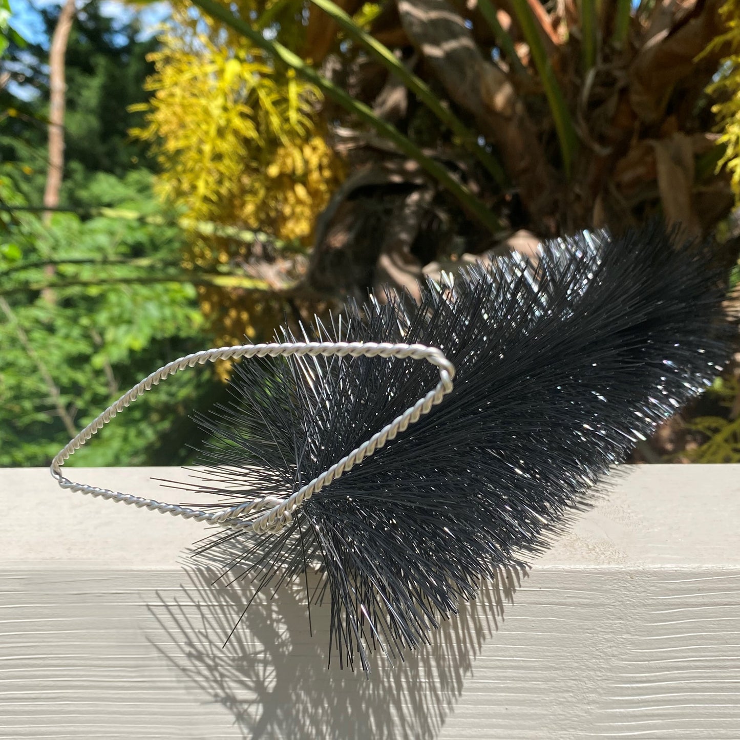 Drain & Gutter Downpipe Leaf Guard Brush Plugs 30cm (Set of 8)