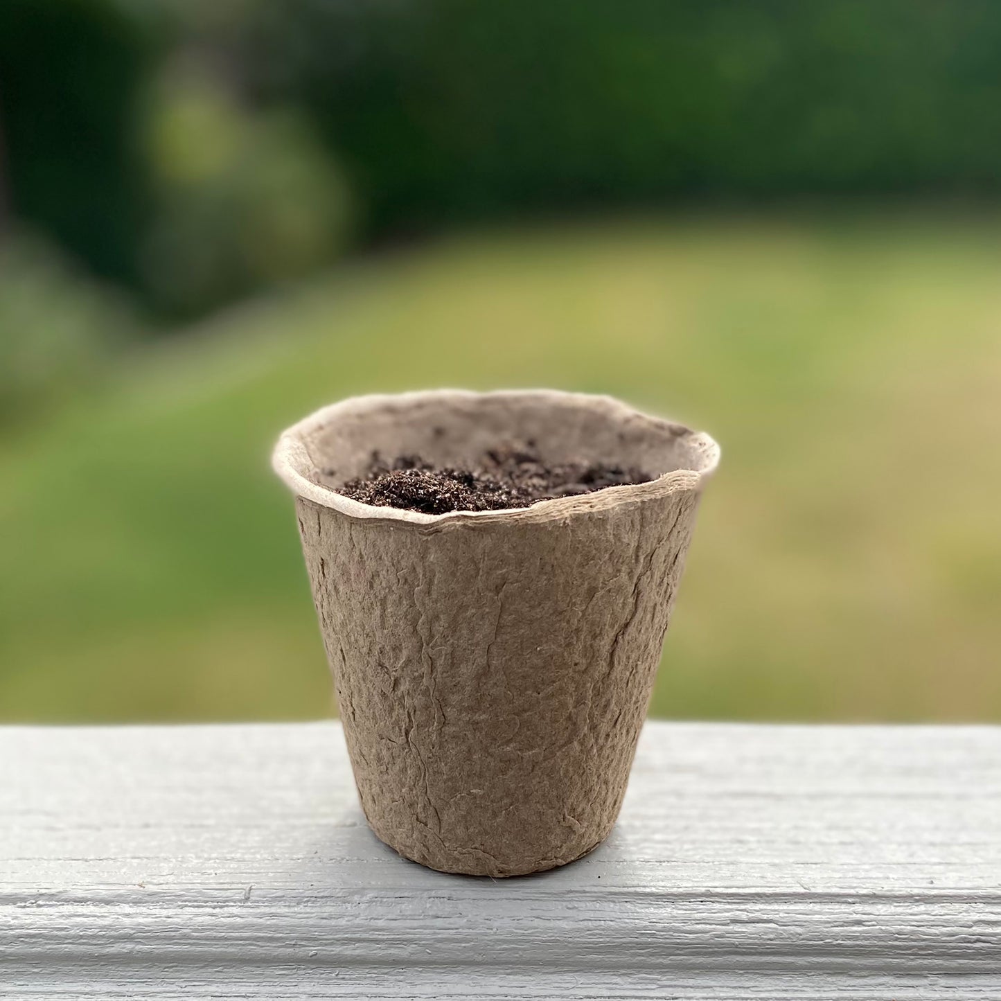 144 x 7cm Eco Round Fibre Biodegradable and Compostable Plant Pots