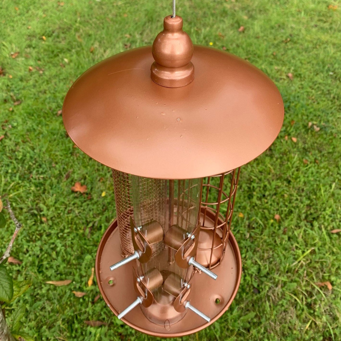 Deluxe 3 in 1 Seed, Nut and Fatball Bird Feeder (Set of 2)