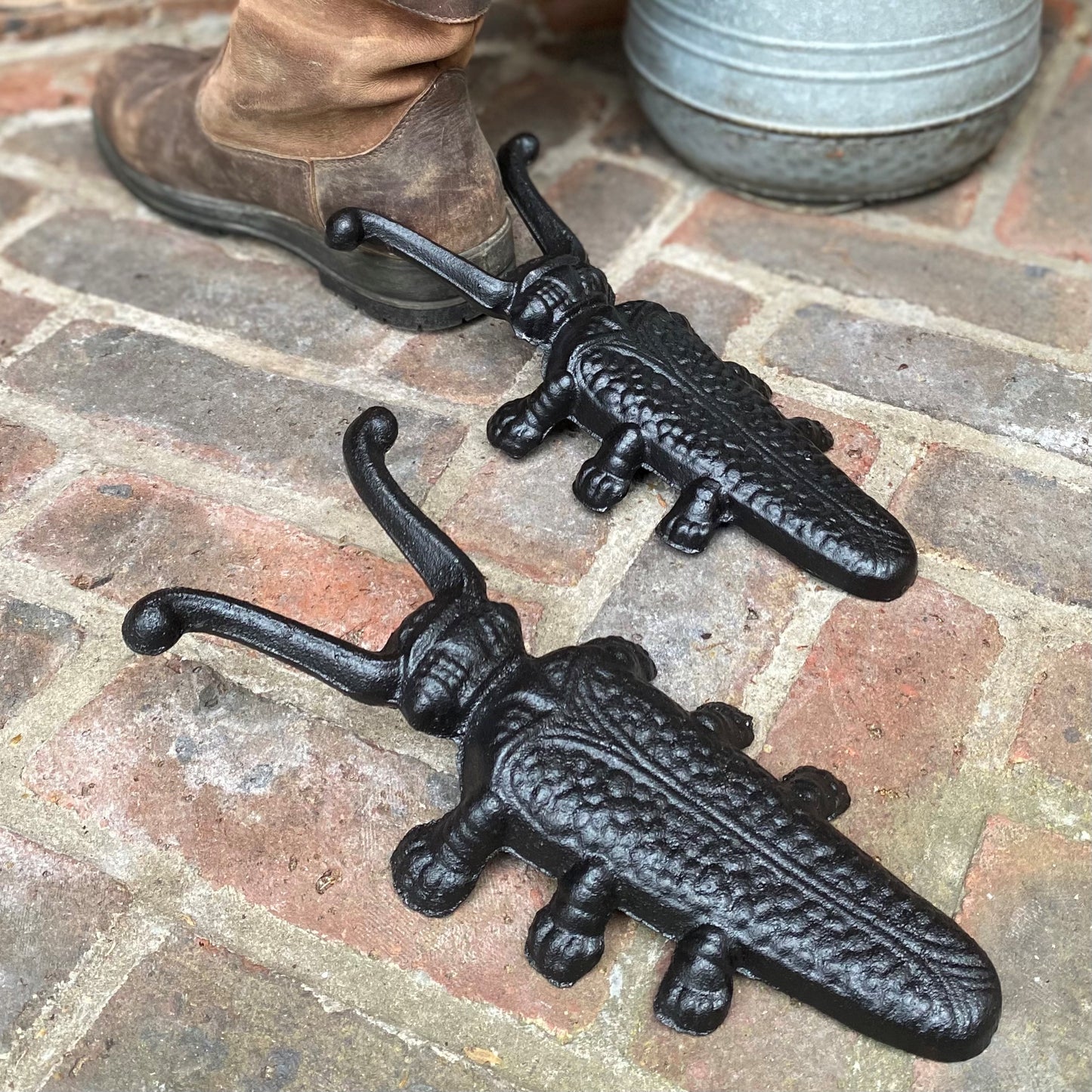Cast Iron Beetle Boot Jack Vintage Wellington Boot Remover
