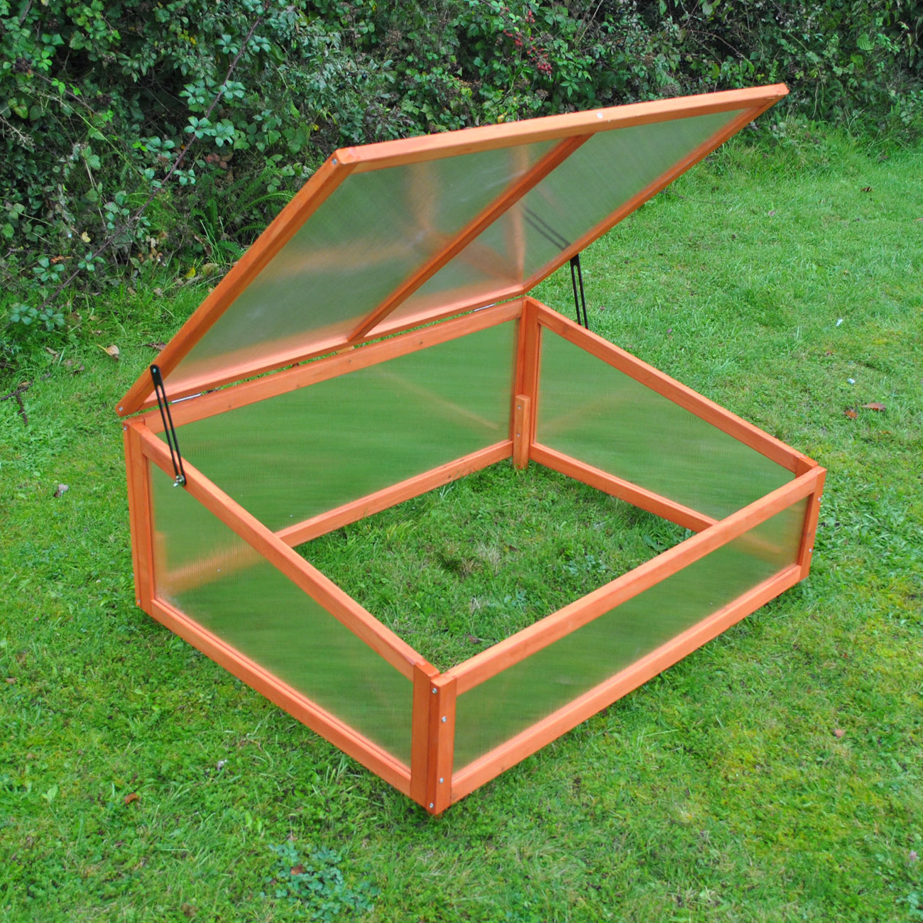 Polycarbonate Cold Frame for Medium Wooden Raised Vegetable Bed Planter