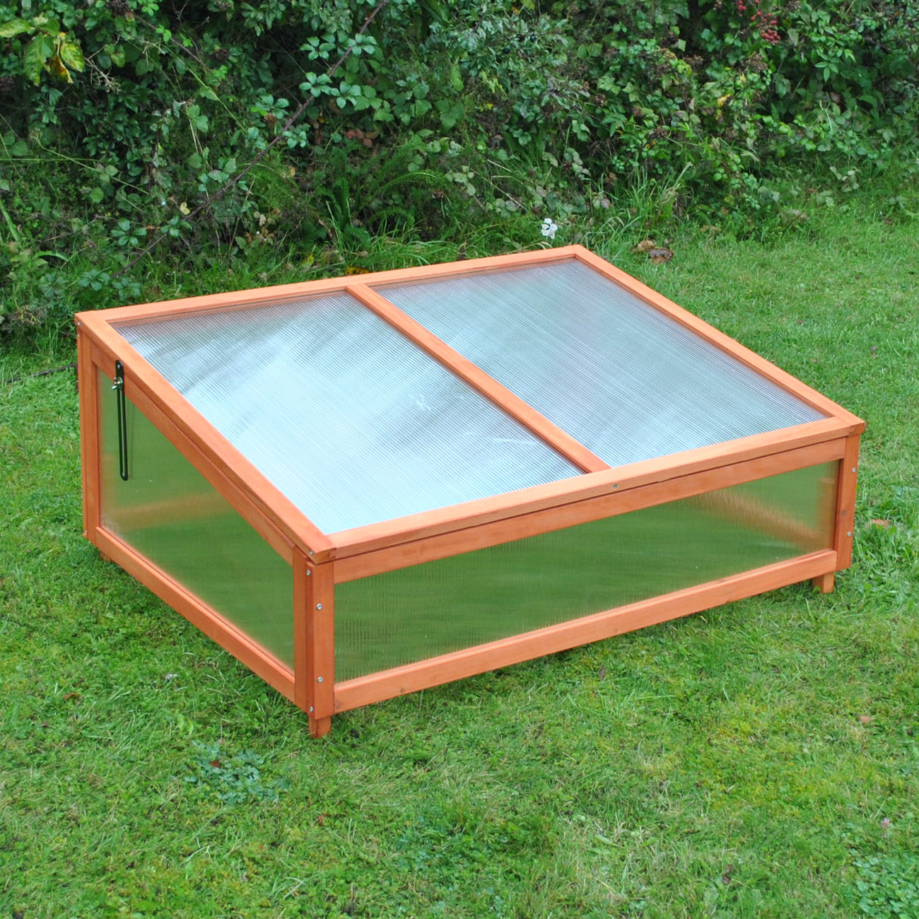 Polycarbonate Cold Frame for Medium Wooden Raised Vegetable Bed Planter