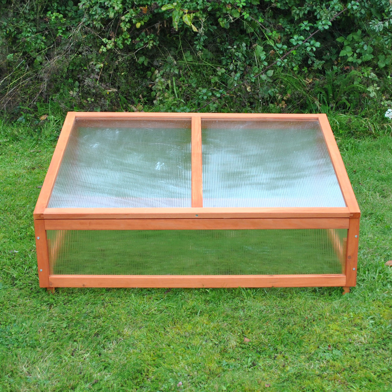 Polycarbonate Cold Frame for Medium Wooden Raised Vegetable Bed Planter