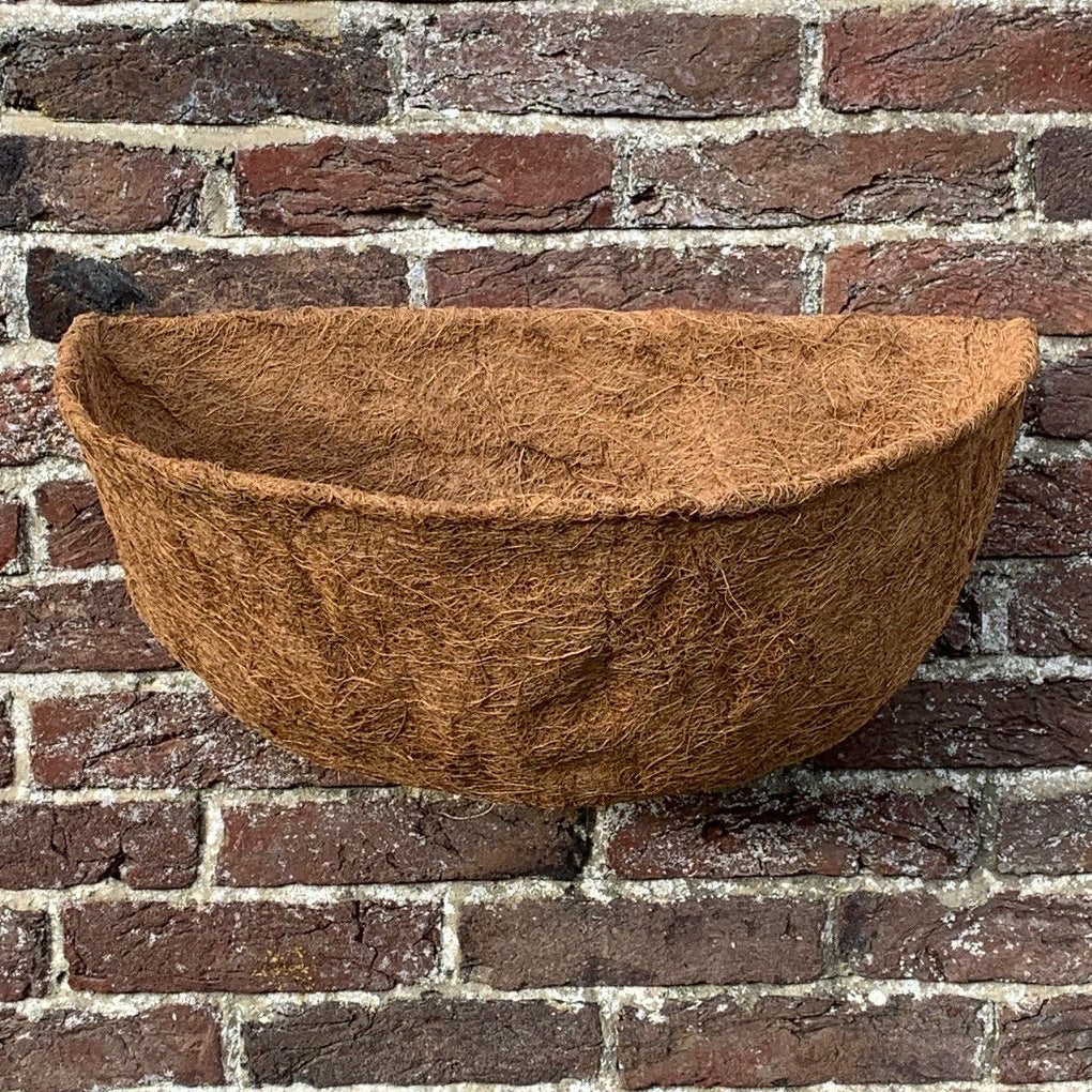 Preformed Half Round Coco Wall Basket Planter Liner (50cm)