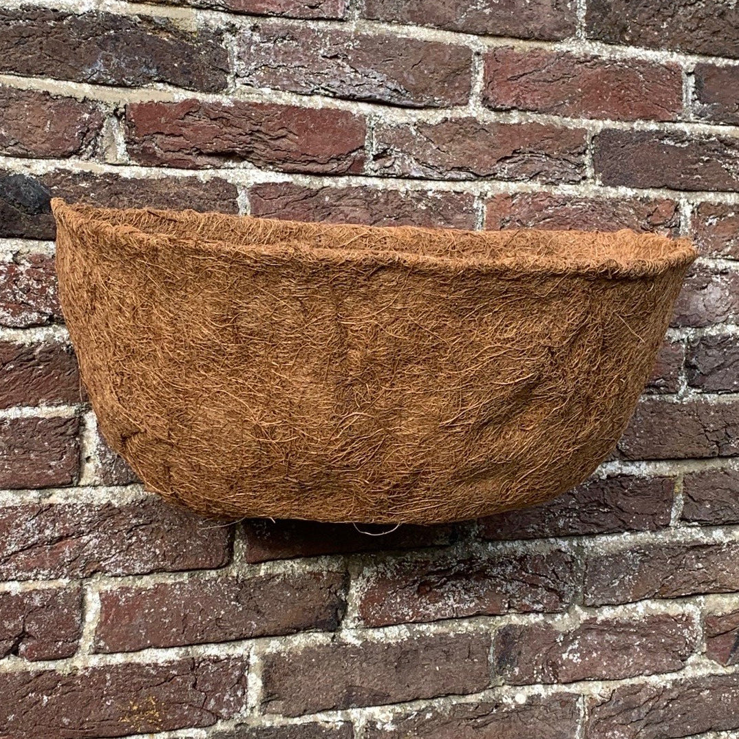 Preformed Half Round Coco Wall Basket Planter Liner (50cm)