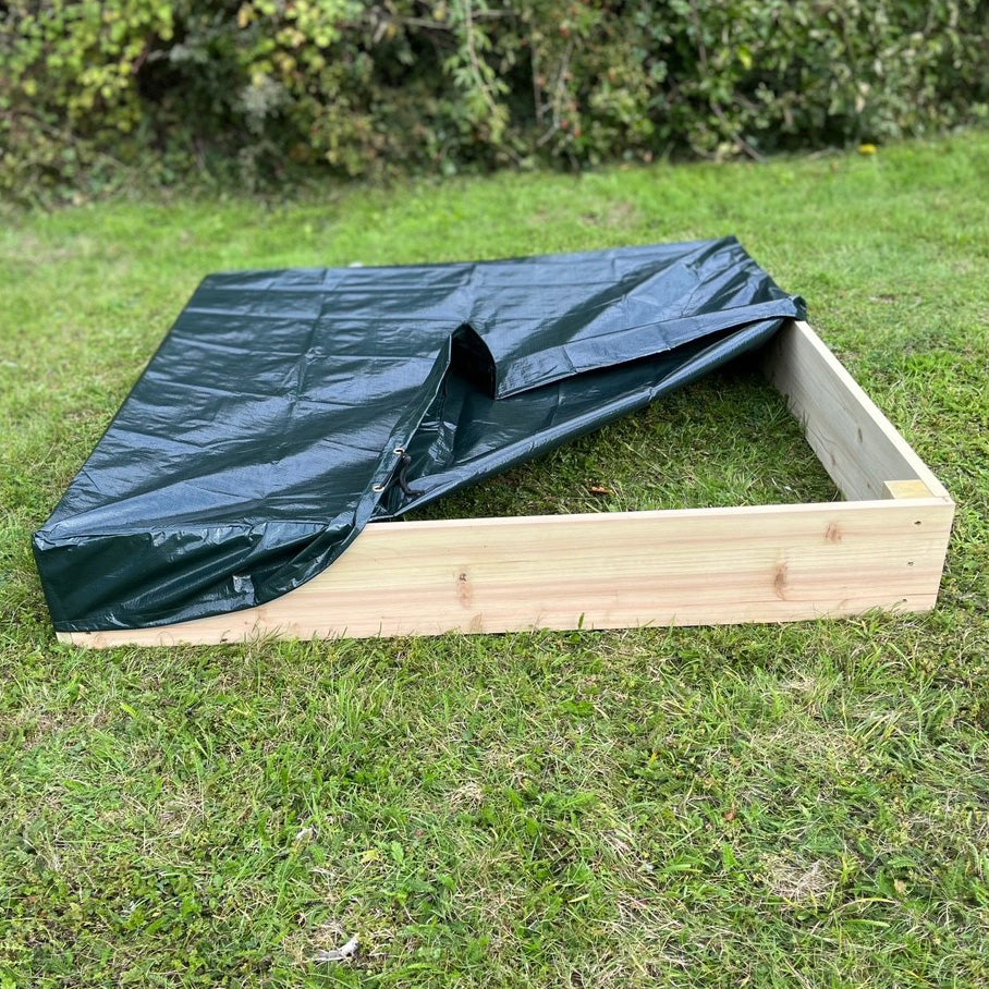 Cover for Wooden Raised Vegetable Bed in Green (125cm x 15cm)