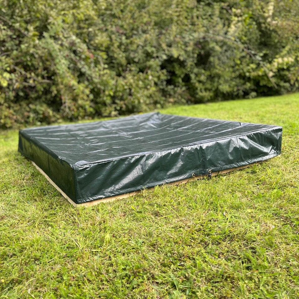 Cover for Wooden Raised Vegetable Bed in Green (125cm x 15cm)