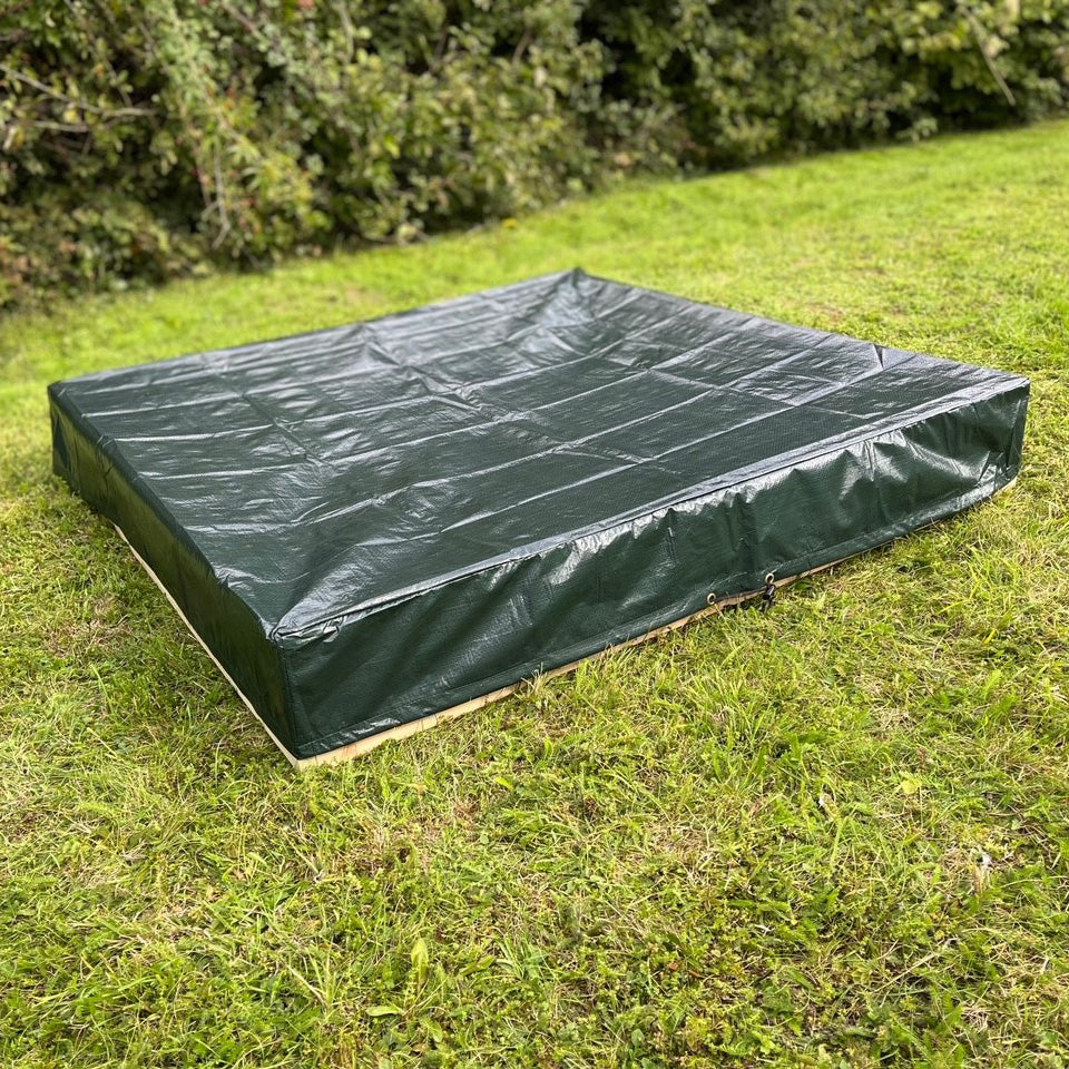 Cover for Wooden Raised Vegetable Bed in Green (125cm x 15cm)