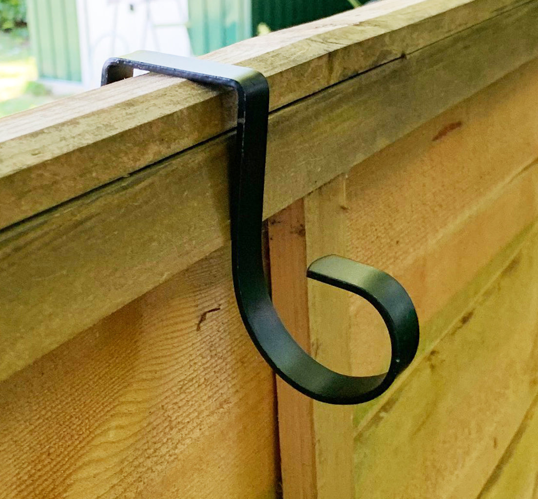 Garden Fence Panel Bracket Hooks - Pack of 8