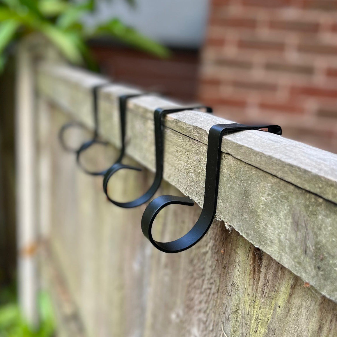 Garden Fence Panel Bracket Hooks - Pack of 8
