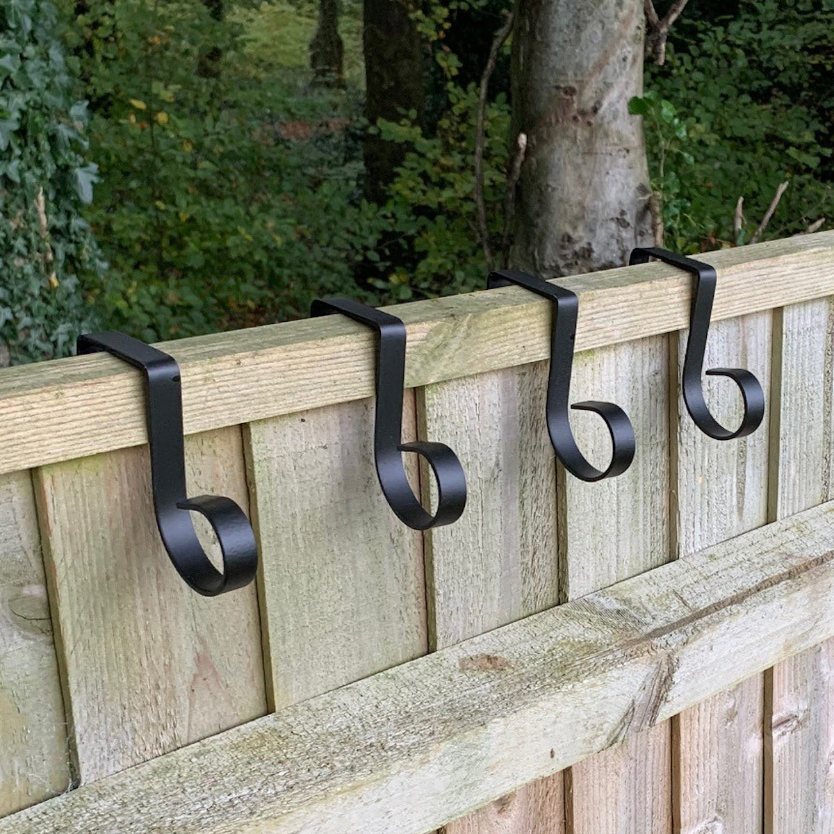 Bracket Fence Panel Over Fence Hooks (Set of 4)