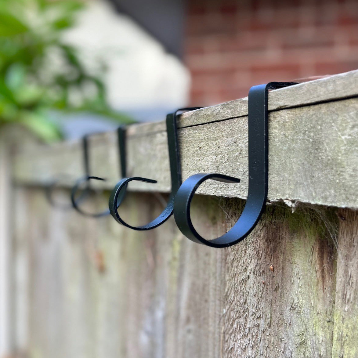 Garden Fence Panel Bracket Hooks - Pack of 8
