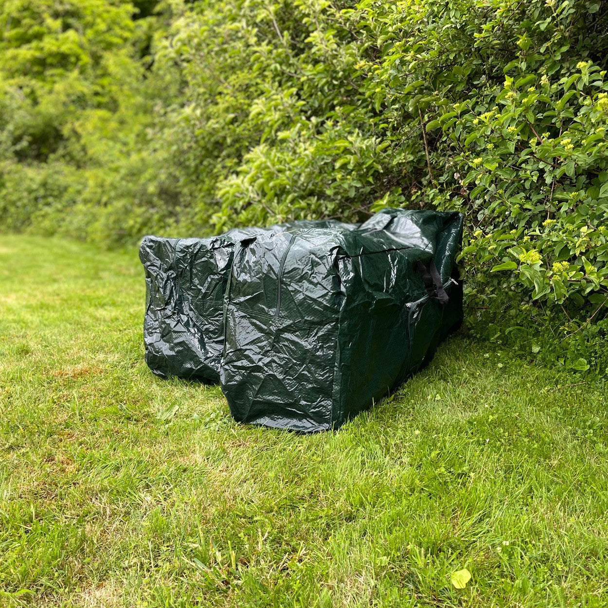 Waterproof Outdoor Cushion Storage Bags in Green - Pack of 2