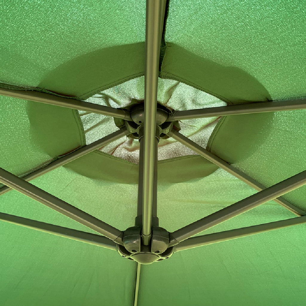 Green Cantilever Garden Parasol