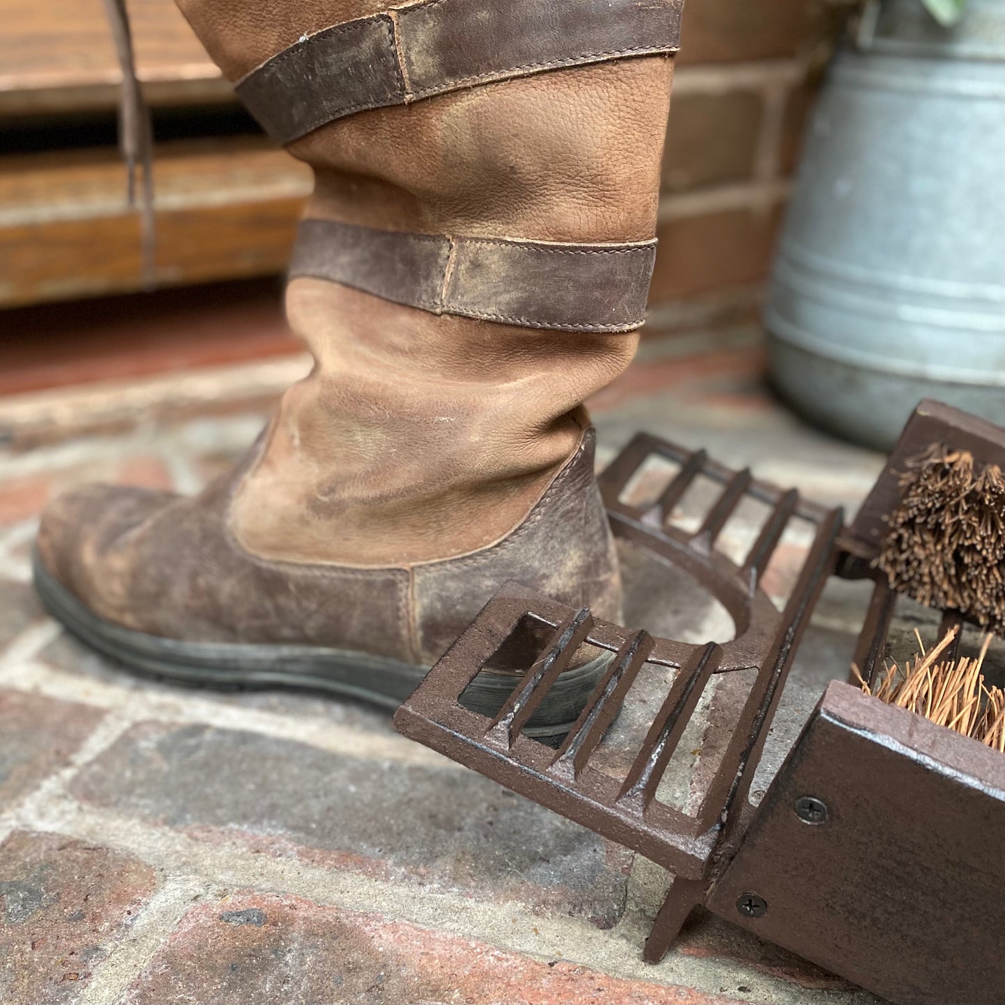 Cast Iron Classic Boot Jack & Shoe Scraper